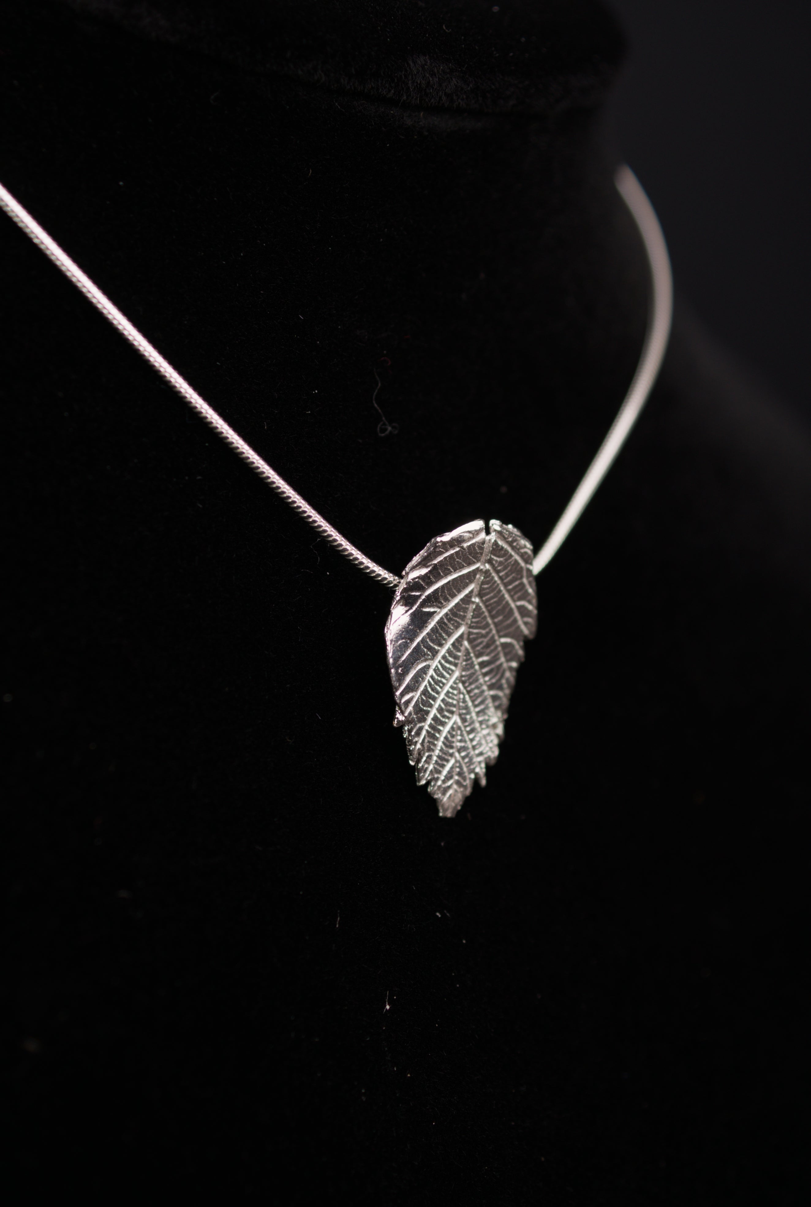 Blackberry Leaf Pendant