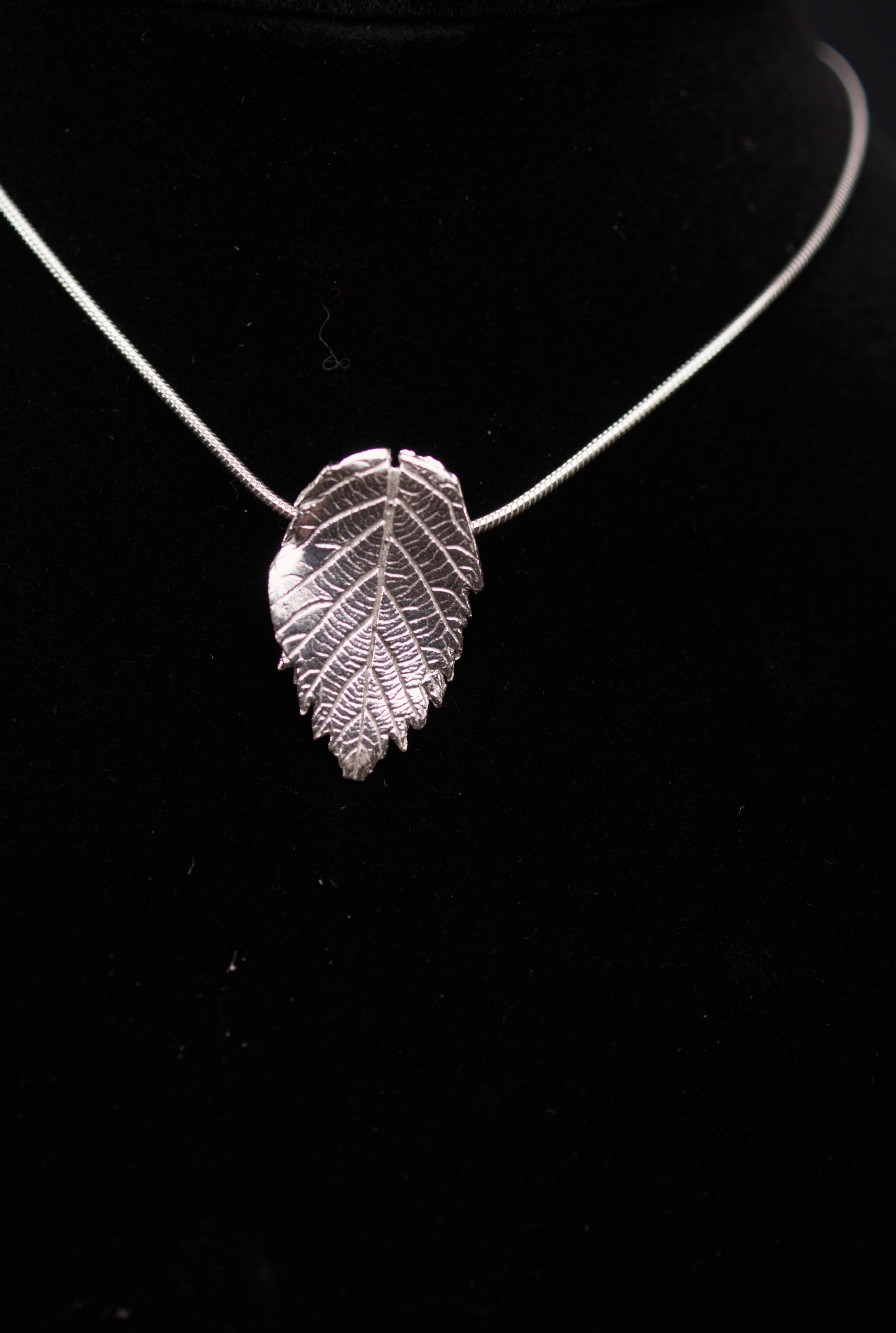 Blackberry Leaf Pendant