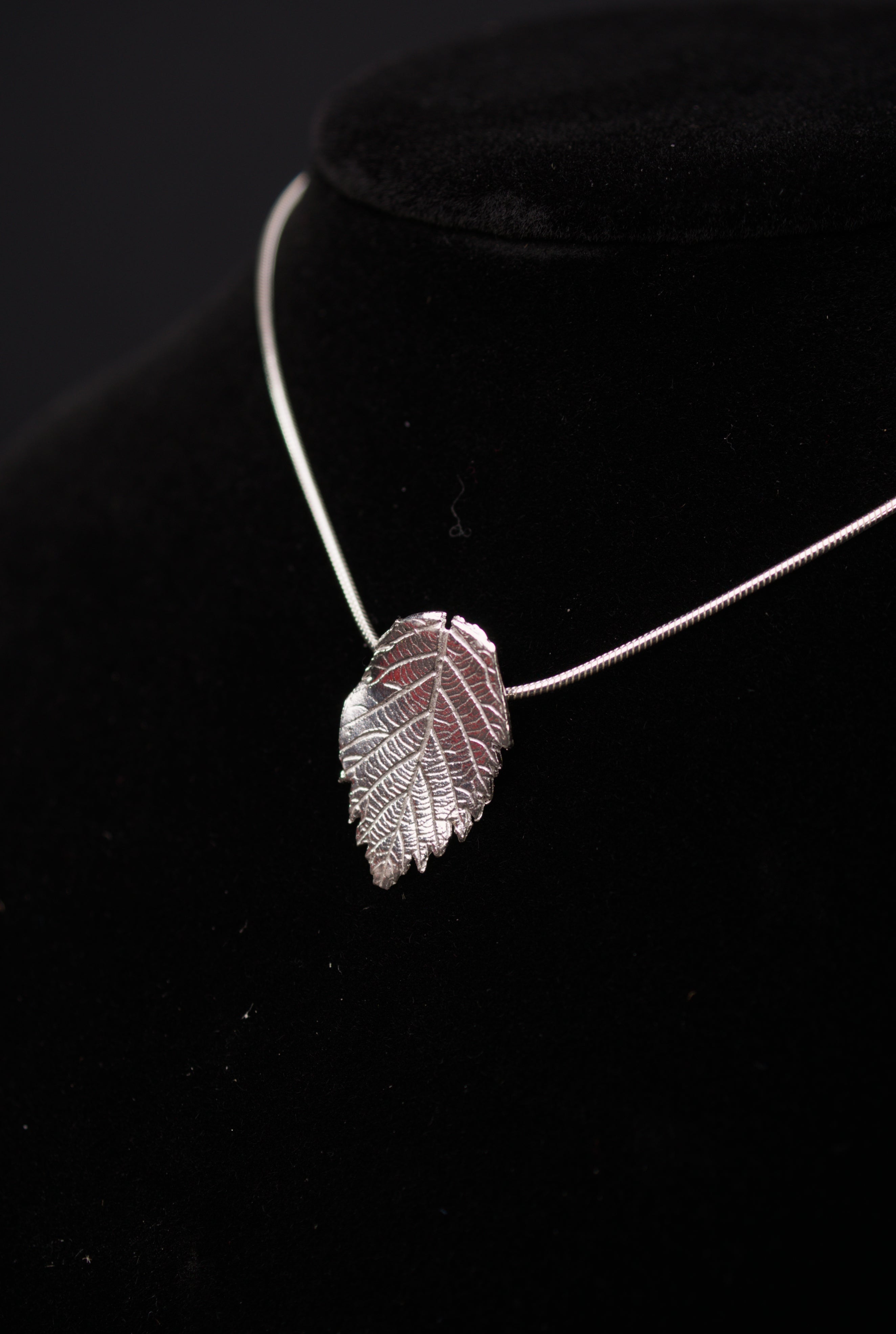 Blackberry Leaf Pendant